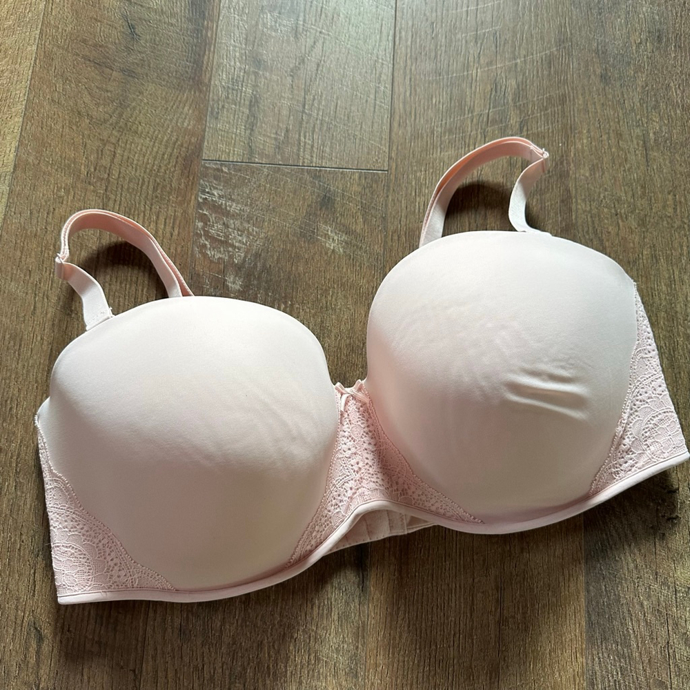 Women's Cacique Pink Boost Multi-Way Strapless Bra 46DD - Picture 8 of 15